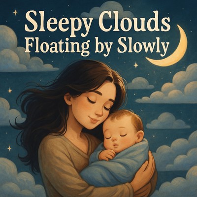 Sleepy Clouds Floating by Slowly Front Cover