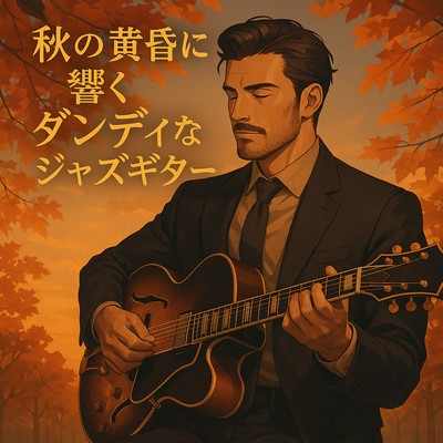 Dandy Jazz Guitar Echoing in Autumn Twilight Front Cover