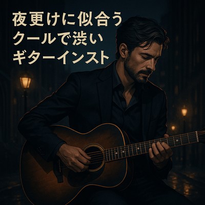夜更けに似合うクールで渋いギターインストのジャケット写真