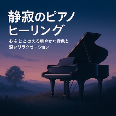 Piano Healing in Silence - Soothing Tones for Mind Harmony and Deep Relaxation Front Cover