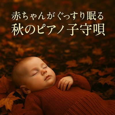 赤ちゃんがぐっすり眠る秋のピアノ子守唄のジャケット写真