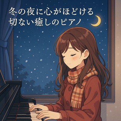 Heartwarming Healing Piano for Melancholic Winter Nights Front Cover