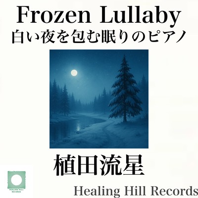 Frozen Lullaby: Piano for Sleep Enveloping the White Night Front Cover