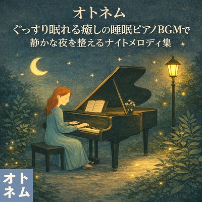 Relaxing Piano BGM Collection for a Peaceful Night's Sleep - Settle Your Quiet Night with Soothing Sleep Melodies Front Cover