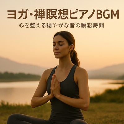 Yoga and Zen Meditation Piano Background Music - Calming Meditation Time With Soothing Sounds to Clear Your Mind Front Cover