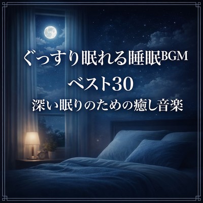 ぐっすり眠れる睡眠BGM ベスト30 深い眠りのための癒し音楽のジャケット写真