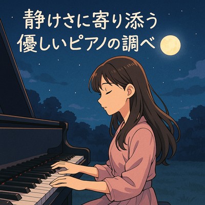 Gentle piano melodies embracing tranquility Front Cover