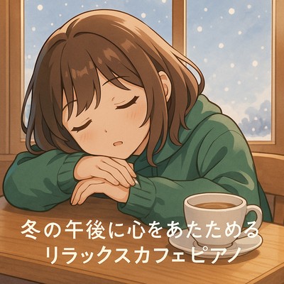 冬の午後に心をあたためるリラックスカフェピアノのジャケット写真