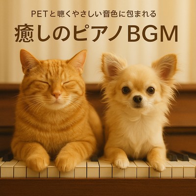 Relaxing Piano BGM Enveloped in Gentle Tones to Listen to with Your Pet Front Cover