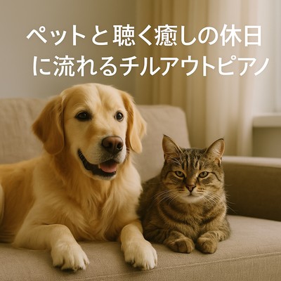 Relaxing Chillout Piano to Enjoy on a Healing Holiday with Your Pet Front Cover