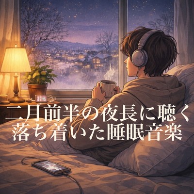 Calm Sleep Music for Long Nights in Early February Front Cover