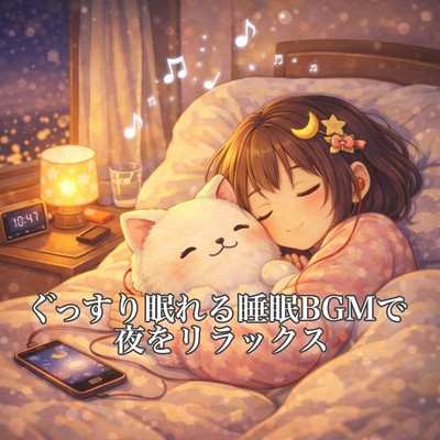 ぐっすり眠れる睡眠BGMで夜をリラックスのジャケット写真