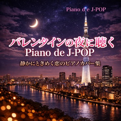 バレンタインの夜に聴くPiano de J-POP 静かにときめく恋のピアノカバー集のジャケット写真