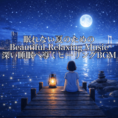 Beautiful Relaxing Music for Sleepless Summer Nights - Healing BGM for Deep Sleep Front Cover