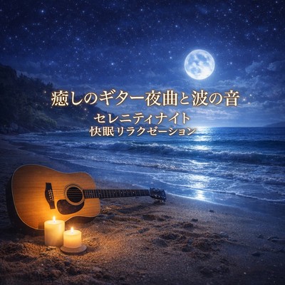 Guitar Nocturnes & Waves - Serenity Night Sleep Relaxation Front Cover