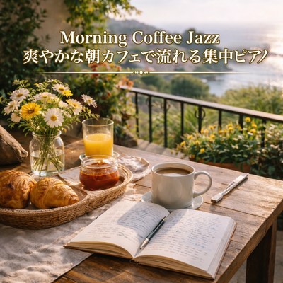 Morning Coffee Jazz - Focus Cafe Piano Front Cover