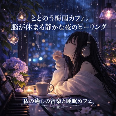 Calm Rainy Season Cafe - Brain Relaxing Night Healing Front Cover