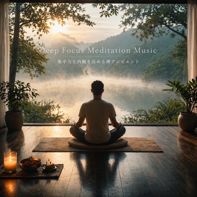Deep Focus Meditation Music – 集中力と内観を高める禅アンビエントのジャケット写真