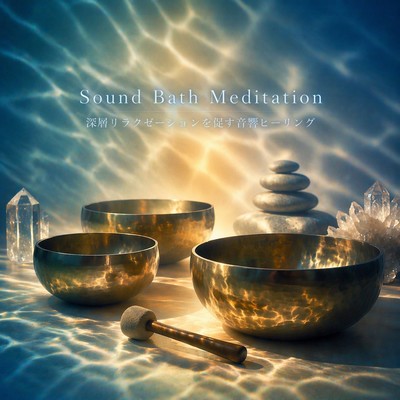 Sound Bath Meditation - Deep Relaxation Therapy Front Cover