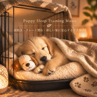 Puppy Sleep Training Music – 夜鳴き・クレート慣れ・新しい家に安心する子犬BGMのジャケット写真
