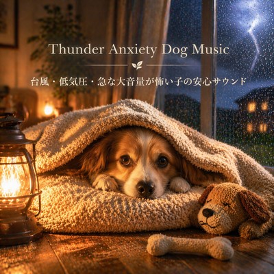 Thunder Anxiety Dog Music – 台風・低気圧・急な大音量が怖い子の安心サウンドのジャケット写真