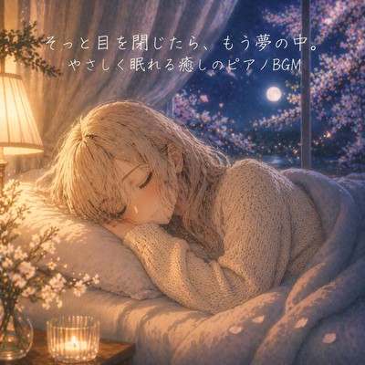 Close Your Eyes, Drift into Dreams Gentle Piano Healing Music for Sleep Front Cover