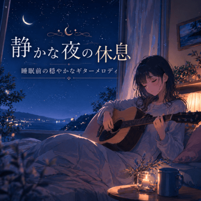 Quiet night's rest - gentle guitar melody before sleep (2026 Remaster) Front Cover