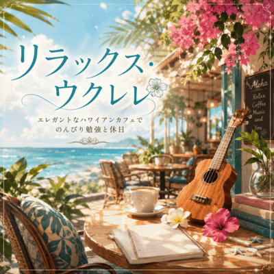 Relax Ukulele Relaxing study and holidays at an elegant Hawaiian cafe (2026 Remaster) Front Cover