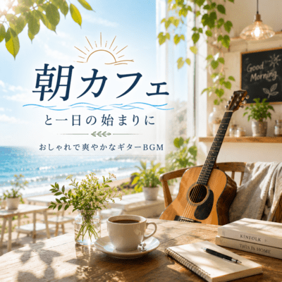朝カフェと一日の始まりに:おしゃれで爽やかなギターBGM - 勉強や作業、キッチンでの料理にも最適な清涼サウンドトラック (2026 Remaster)のジャケット写真