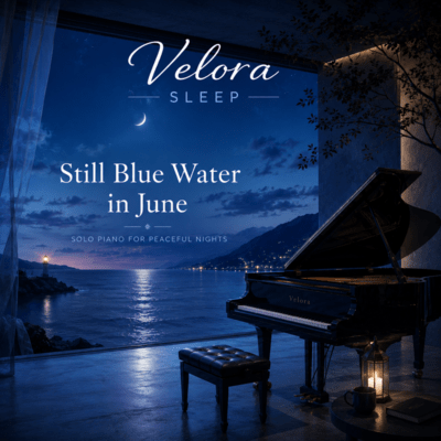 Serene Blue Water in June Front Cover