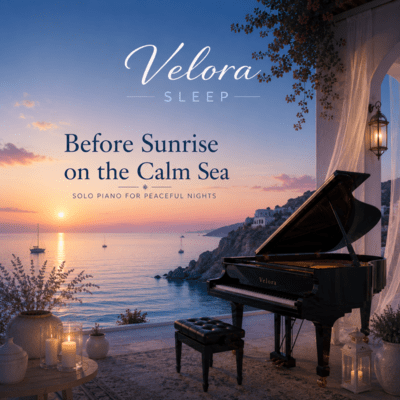 Before Sunrise over the Tranquil Sea Front Cover