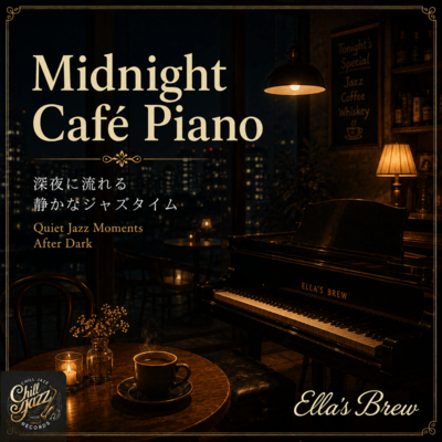 Midnight Café Piano - Quiet Jazz Moments After Dark Front Cover