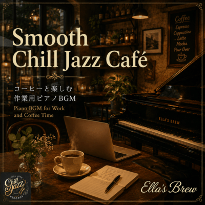 Smooth Chill Jazz Café - Piano BGM for Coffee and Work Front Cover