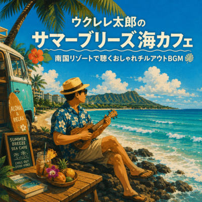 Ukulele Taro's Summer Breeze Seaside Café Stylish Chillout BGM for Tropical Resorts Front Cover
