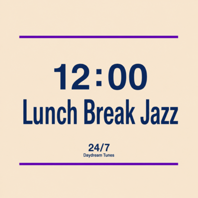 12:00 Lunch Break Jazz - Jazz Piano to Brighten Your Midday Moment Front Cover