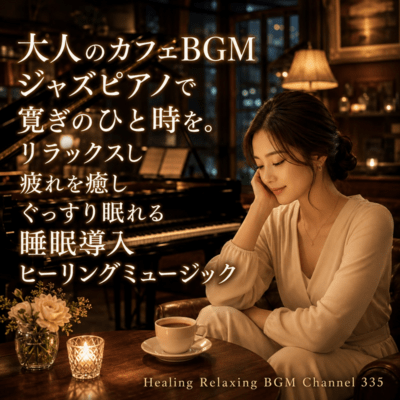 大人のカフェBGM ジャズピアノで寛ぎのひと時を。リラックスし疲れを癒しぐっすり眠れる睡眠導入ヒーリングミュージック (2026 Remaster)のジャケット写真