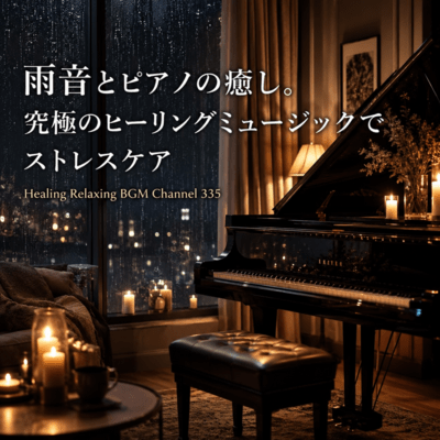 Healing of rain sound and piano. Stress care with the ultimate healing music. (2026 Remaster) Front Cover