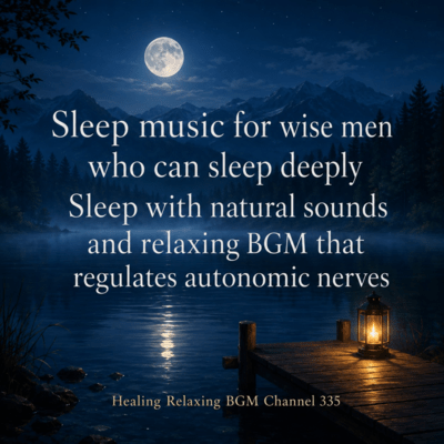 Sleep music for wise men who can sleep deeply Sleep with natural sounds and relaxing BGM that regulates autonomic nerves (2026 Remaster) Front Cover