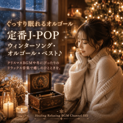 Music box for a good night's sleep, standard J-POP Winter Songs Music Box Best Have a healing time with Christmas BGM and relaxing music perfect for winter. (2026 Remaster) Front Cover