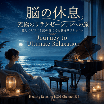Refreshing the mind and brain with the healing piano and the sound of the waves to the ultimate relaxation of the brain. (2026 Remaster) Front Cover