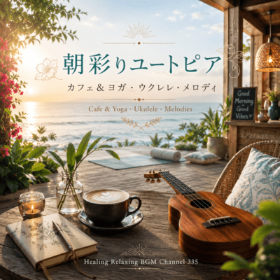 Morning Color Utopia Cafe & Yoga Ukulele Melody (2026 Remaster) Front Cover