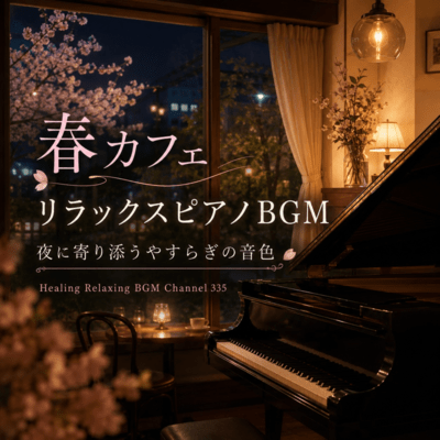 Relaxing Spring Cafe Piano BGM - Soothing Tones for a Cozy Evening (2026 Remaster) Front Cover