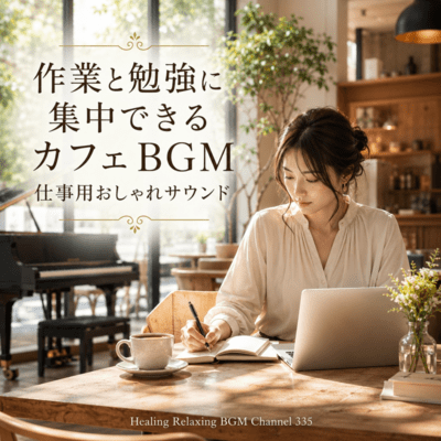 Café Background Music for Work and Study Focus (2026 Remaster) Front Cover