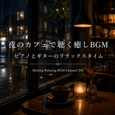 夜のカフェで聴く癒しBGM – ピアノとギターのリラックスタイム (2026 Remaster)のジャケット写真