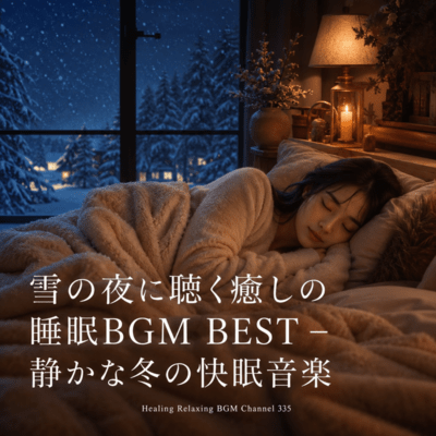 雪の夜に聴く癒しの睡眠BGM BEST – 静かな冬の快眠音楽 (2026 Remaster)のジャケット写真