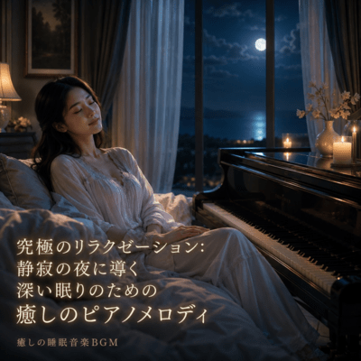 Ultimate relaxation: soothing piano melodies for deep sleep leading to a quiet night (2026 Remaster) Front Cover