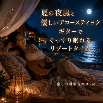 Resort time where you can sleep soundly with the summer night breeze and gentle acoustic guitar (2026 Remaster) Front Cover