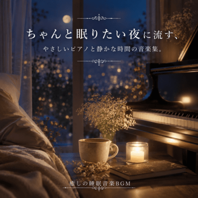 A collection of gentle piano and tranquil soundscapes, perfect for those nights when you just want a good night's sleep. (2026 Remaster) Front Cover