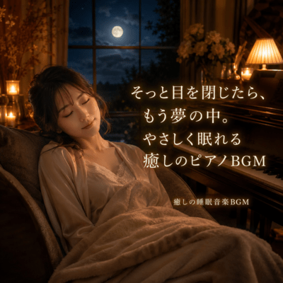 Close Your Eyes, Drift into Dreams Gentle Piano Healing Music for Sleep (2026 Remaster) Front Cover