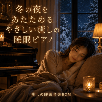 Soothing Sleep Piano to Warm Your Winter Nights (2026 Remaster) Front Cover